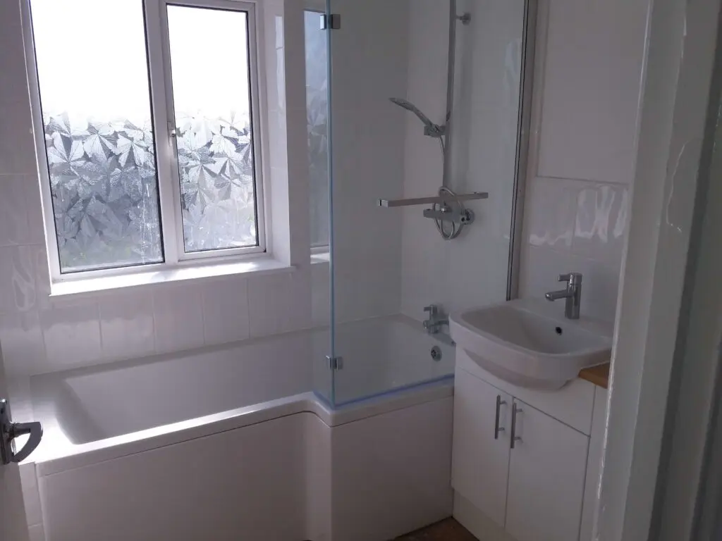 Shower Bath, screen and panel
