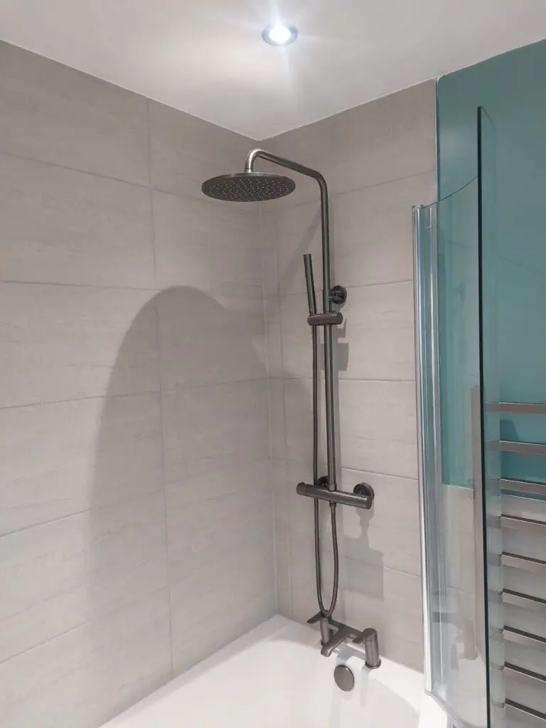 Aqualla Gun Metal dual shower