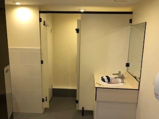 Toilet Cubicle Installed