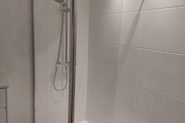 Lakes fixed shower panel with flip panel